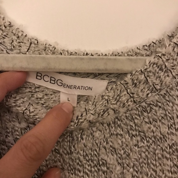 COPY - Black and white sweater dress - Picture 2 of 2